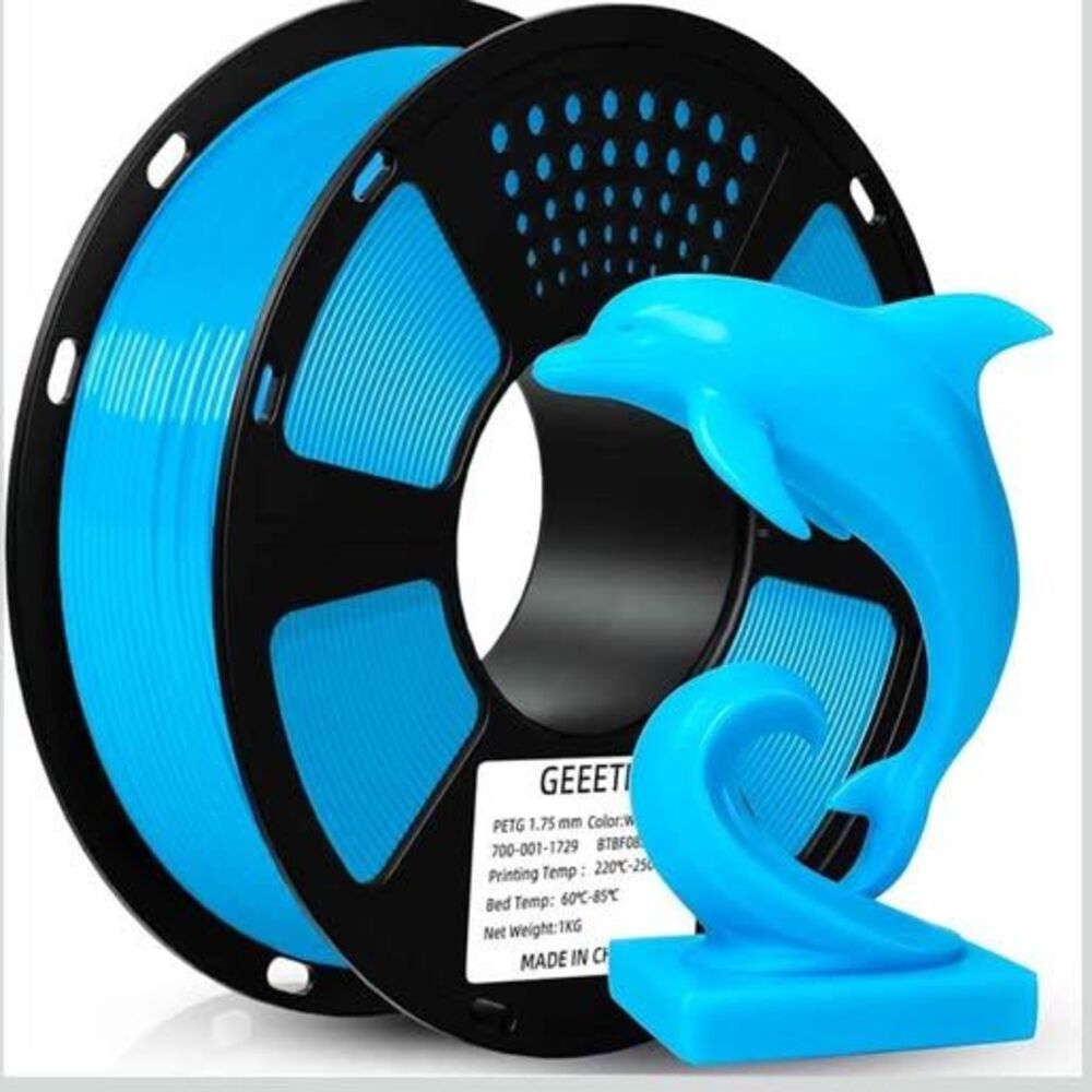 Geeetech PETG Filament 1.75mm, 1 KG (2.2lbs) Spool 3D Printer Filament, High-Tou